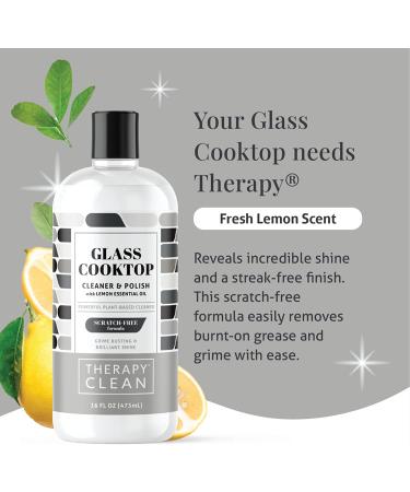 Natural Therapy Glass Stove Top Cleaner Kit - Eco-Friendly Cooktop Cleaner - Buy Online on GoSupps.com