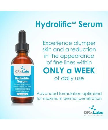 Hydrolific Serum - Ultra Pure Hyaluronic Acid with Vitamin B5 for Deep Hydration (2 oz) | Best Skin Moisturizing Serum - Buy Online on GoSupps.com