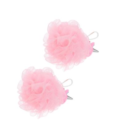 Hemoton 2pcs Unicorn Bath Ball Sponges for Body Baby Puff Shower Pouf Exfoliating Spa Tub Loofah Bath Sponge Clean Body Wash Dead Skin Clean Pouf Pink Child PVC Puffs Universal