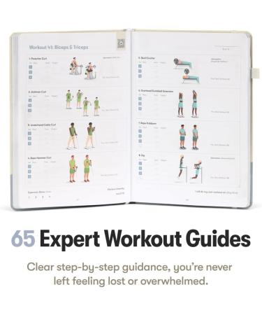 Habit Nest The Weightlifting Transformation Gym Buddy Journal - Gray - Buy Online on GoSupps.com