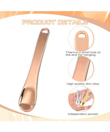 3-Piece Metal Spatula Set | Mini Makeup Spoon & Skin Care Applicator | Gold Rose Gold & Silver | Perfect for Creams Masks & Lotions - Buy Online on GoSupps.com