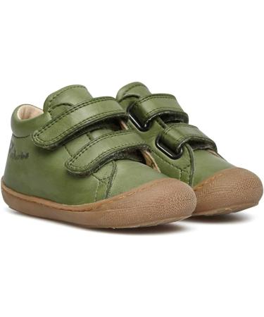 Naturino Cocoon VL Leather First-Steps Shoes - 4.5 UK - Verde Scuro - Buy Online on GoSupps.com