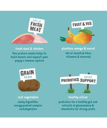 Edgard Cooper Dry Dogs Puppies Crispy Dog Fresh Meat and Natural Ingredients Grain Free No Sugar Added - Buy Online on GoSupps.com