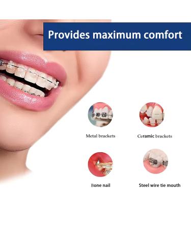 10 Boxes Odorless Orthodontic Wax - 50 Strips Dental Care for Braces & Aligners - Prevent Mouth Injury - Buy Online on GoSupps.com