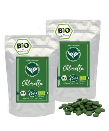 Azafran ORGANIC Chlorella Algae Tablets 1kg 1 kg (1 pack)