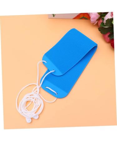 Healvian Silicone Body Scrubber Towel - Pull Back Strip Exfoliator Loofah Brush for Shower & Bath - Buy Online on GoSupps.com