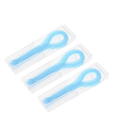SOESFOUFU 150pcs Floss Threaders for Braces and Floss Easy to Use Compact Carrying Case