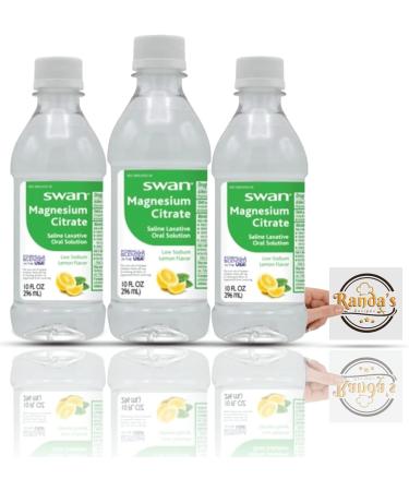 Swan Magnesium Citrate Saline Laxative - Lemon (3-Pack) | Fast Shipping Worldwide with Randa's Recipes Card - Buy Online on GoSupps.com