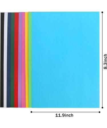 Shindel 150Sheets Heavyweight Construction Paper  10 Colors Premium Cardstock for School Supplies - Buy Online on GoSupps.com