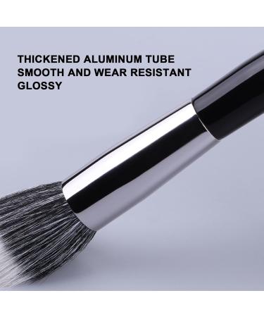 Soft Double Layer Fiber Blush Brush Accurate Coloring Lightweight & Portable Double Layer Brush Hair with Thickened Aluminum Tube Easy To Use for Home & Powder Rooms - Buy Online on GoSupps.com