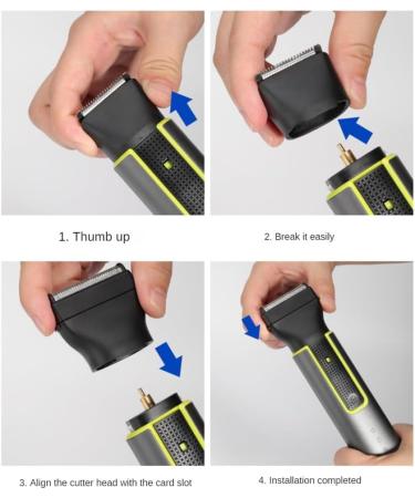 Rtppyakk Cordless Rechargeable Hair Clipper & Trimmer Beard Trimmer for Men Adjustable Beard Trimmer with 4 Limit Combs - Buy Online on GoSupps.com