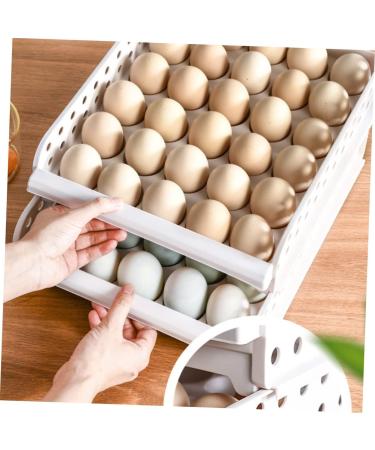 GLEAVI Box 30 Drawer Fridge Eggs Food Egg Filler Refrigerator Crisper Organizer Egg Carton Organic Stacker As Shown 33X26.5X14.3cm - Buy Online on GoSupps.com