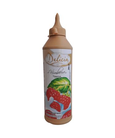 "Raspberry" desserts sauce |Seductive topping in a 600g bottle |Delicia desserts sauce - versatile use - develop your creativity