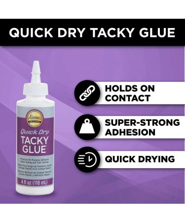 Aleene's Quick Dry Tacky Glue 4 FL OZ - 3 Pack | Multi-Purpose Adhesive - Buy Online on GoSupps.com