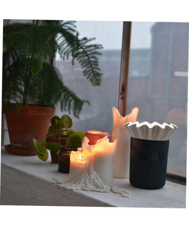 COOPHYA 100S Cardboard Wax Cups - Heat-Resistant Disposable Candle Liner for Fragrance Melting | 8.9x8.5x2.8cm - International Shipping - Buy Online on GoSupps.com