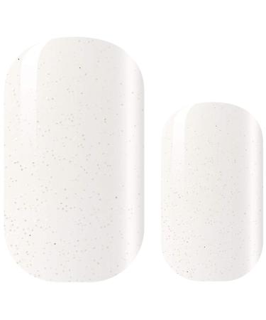 Avoa Beauty nail film -"The Sheer Truth" transparent glitter monochrome design 16 thin self -adhesive long -lasting nail wraps