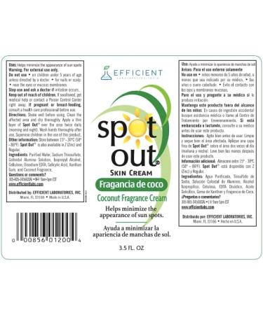 Spot Out Coco 3.5oz - Sunspot Skin Treatment Lotion - Buy Online on GoSupps.com