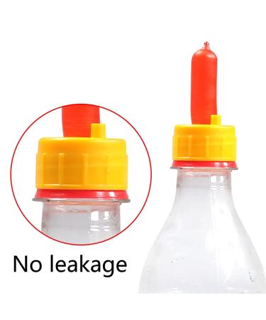 10 Pcs Soft Rubber Pritchard Nipples with Flutter Valves - Leakproof Small Animal Milk Drink Nipples for Goats, Lamb, Puppy, Foal - Screw on Bottle - Silicone Cow Calf Drinking Nipples - Buy Online on GoSupps.com