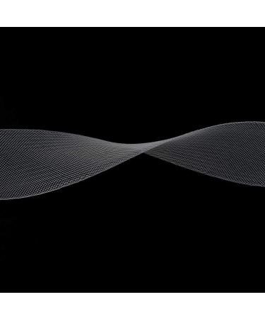 Abbaoww 50 Yards Stiff Horsehair Braid - 5 Inch Polyester Boning for Wedding Dress Sewing - White - Buy Online on GoSupps.com