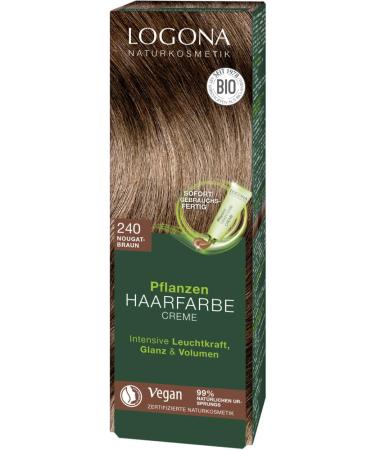 LOGONA Naturkosmetik Logona Bio PHF Cream 240 Nougat Brown (6 x 150 ml)