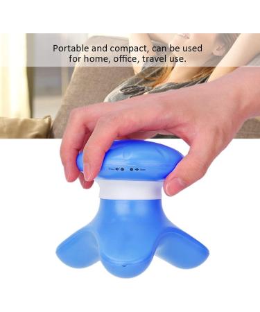 Multifunctional Body Massage Device - Acupuncture Vibration Massager for Women & Men | Compact 8.5x10.5 cm (Blue) - International Shipping Available - Buy Online on GoSupps.com
