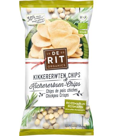 De Rit Organics De Rit 6 x Organic Checker's Pea Chips (6 x 75 g)