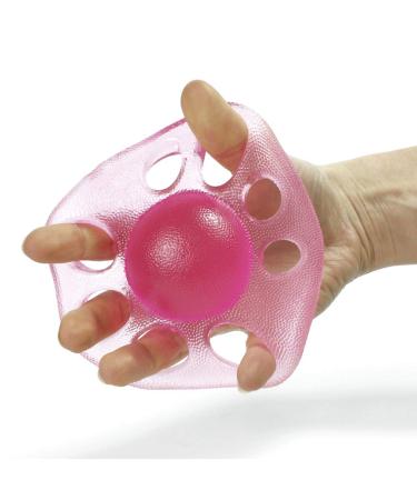 NRS Healthcare Handy Grip Hand and Wrist Exerciser Pink Light Grip Light strength