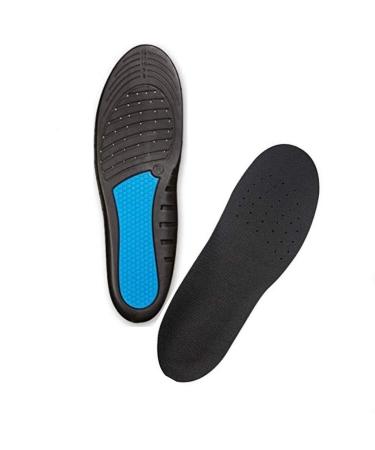 Work and Sport Shoe Anti-Fatigue Massaging Gel Insoles for Shock Absorbtion & The Best Choice for Plantar Fasciitis  Arch Support & Comfort (Small: Men Sizes: 6-10 | Women Sizes: 7.5-12)