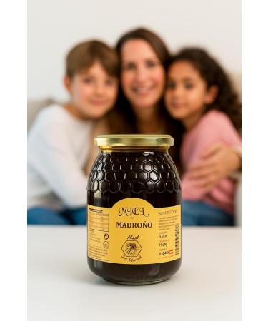 BULEO Madro o honey purely from bees 100 natural Traditional product from our own harvest Bitter taste with salty notes Colour amber to dark amber when accompanied by honeydew 500 g - Buy Online on GoSupps.com