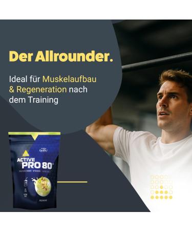 Inkospor Active Pro 80 Protein Shake - Pistachio Flavor 500g Bag | High Protein Low Carb International Shipping - Buy Online on GoSupps.com