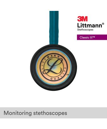 3M Littmann Classic III Rainbow Caribbean Blue Stethoscope - 69 cm Tube - Brass HDSET - Single - Buy Online on GoSupps.com