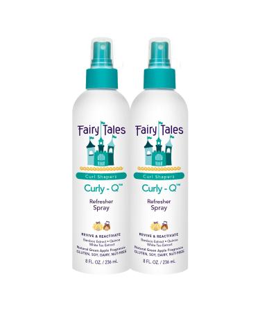 Fairy Tales Curly-Q Curl Refresher for Kids' Hair - Lightweight Spray to Define Curls Add Bounce and Reduce Frizz - 8oz (Pack of 2) - Buy Online on GoSupps.com