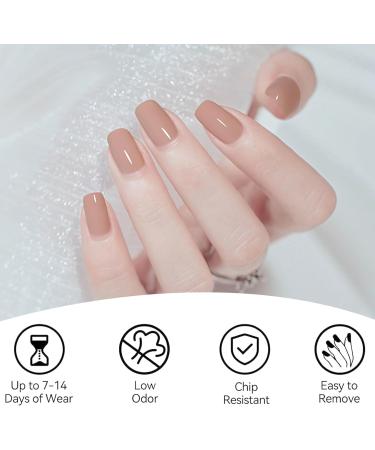 Nude Nail Polish - Nail Varnish - Quick Dry Nail Polish - Milk Tea Color Nail Polish - Neutral Color Nail Varnish - Long Lasting Nail Polish for Diy Nail Art Manicure At Home Salon - Buy Online on GoSupps.com