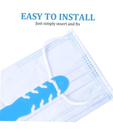 Minkissy 10-Pack Ear Strain Buckles for Mask Extensions | Tap Hook Clips & Headband Accessories | Durable & Disposable 16.00x1.80x0.20cm - Buy Online on GoSupps.com