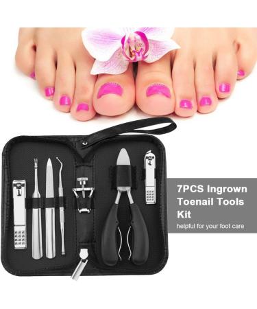 Daijianbin 10 Pieces Pedicure Tool Nail Care Kit Ingrown Toes Nail Removal Correction Clippers Toe Nail File Lifter Ingrown Tools Kit - Buy Online on GoSupps.com