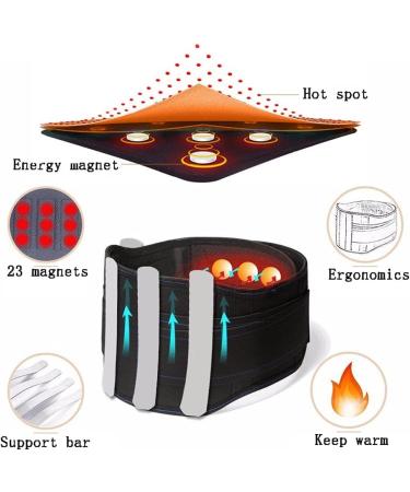 Back Bandage & Lumbar Belt for Pain Relief - Adjustable Support for Sciatica Scoliosis & Herniated Disc - XL Size for Men & Women - Buy Online on GoSupps.com