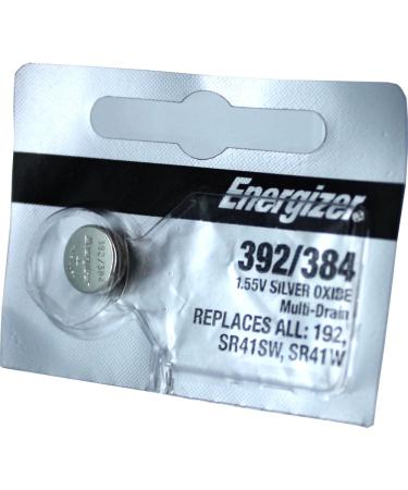 Energizer 392/384 Silver Oxide Battery 1 Count (Pack of 1)
