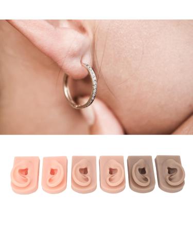 Soft and Flexible Human Ear Model Waterproof and Easy to Use for Beauty Salons - 3 Colors - Buy Online on GoSupps.com