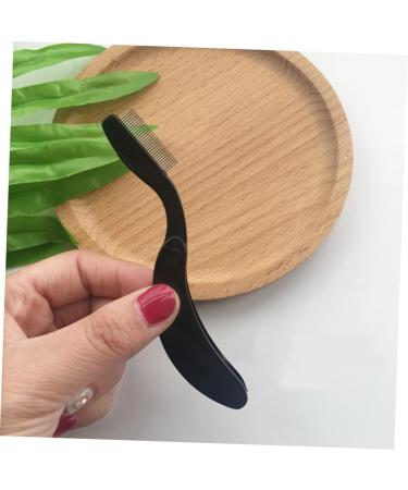 WOFASHPURET Curved Eyebrow Comb eyebrow comb plastic handle eyebrows comb plastic handle eyelash comb fold beauty Gentle Reminder - Buy Online on GoSupps.com
