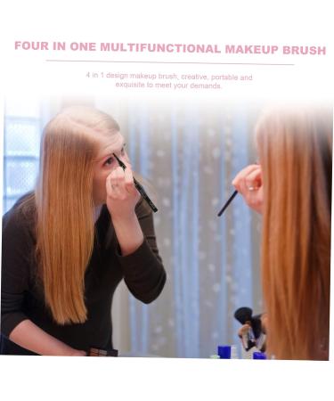 DOITOOL 4 1 4 in 1 Makeup Brush Cosmetic Brush Eyeliner Brush Professional Makeup Brush Lipstick Lip Mask Applicator Womens for Makeup Brush Lip Brush Plastic Portable Miss - Buy Online on GoSupps.com