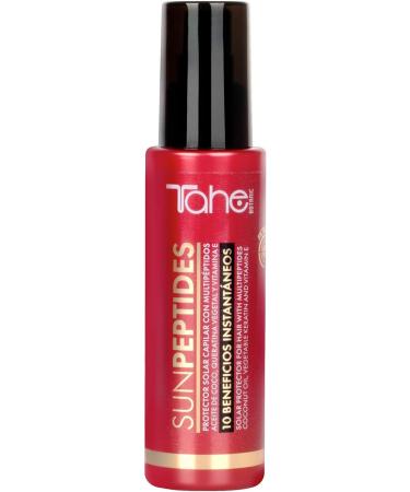 Tahe Botanic Solar Hair Sunscreen with Multi-peptides Coconut Oil Vegetable Keratin and Vitamin E Sun Peptides 100 ml - Buy Online on GoSupps.com