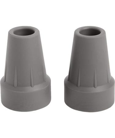 Medline Guardian Super Crutch Tip - Gray - 7/8 Inch - 1 Pair - Buy Online on GoSupps.com