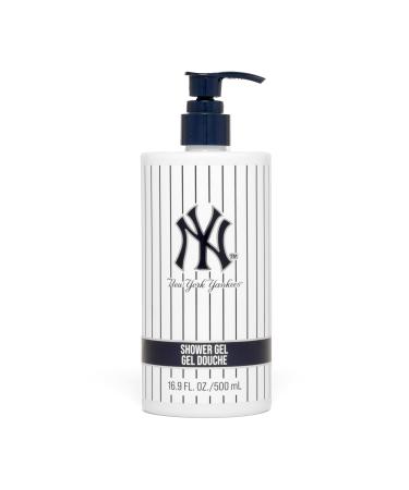 New York Yankees Legacy Shower Gel - Woody Aromatic Body Wash for Women and Men - Mandarin Lemon Orange Top Notes Blended with Geranium - 17 oz
