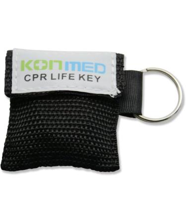 KONMED CPR Face Shields - 20 Pcs 5 Colors Keychain Keyring | First Aid Resuscitator Mask - Buy Online on GoSupps.com