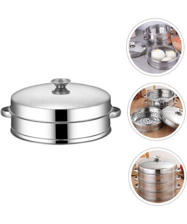 Alipis 1 Set Steamer Stainless Steel Cookware Dumpling Stainless Steel Steam Basket Vegetable Accessories - Buy Online on GoSupps.com