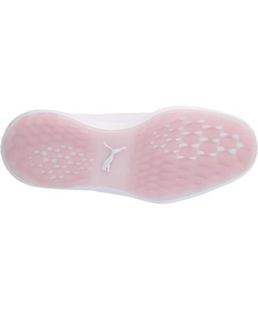 PUMA Golf Ladies Ignite FASTEN8 Spikeless Shoes 7 - White/Silver/Pink - Buy Online on GoSupps.com