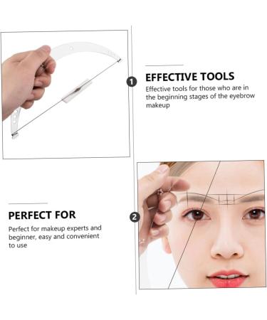 FOMIYES Makeup Gadgets 4 sets Caliper Measure Ruler Shaper Rulers T Stencil Kit Point Shapes Face Disposable Eyebrow Stencil Kit 1 count (Pack of 1) As Shownx4pcs - Buy Online on GoSupps.com