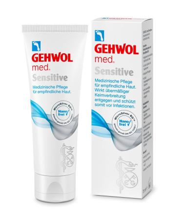 Gehwol Med Sensitive Cream for Foot Skin Moisturizing Care 75 ml 75 ml (1 pack)