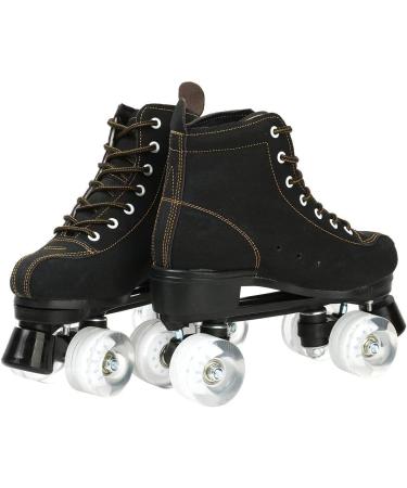 Comeon Classic High-top Unisex Roller Skates - US 8.5 Black Flash Wheel | Boys & Girls - Buy Online on GoSupps.com