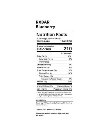 RXBAR Variety Pack - Chocolate Sea Salt, Coconut Chocolate, Blueberry Protein Bar - 24 Count (1.83 oz each) - Gluten Free High Protein Snack - Buy Online on GoSupps.com